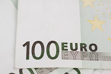 Image showing euro banknotes