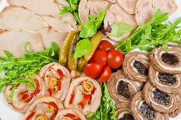 Image showing meat tenderloin with prune