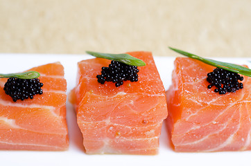 Image showing Salmon Slices