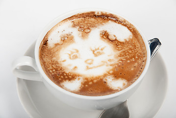 Image showing latte closeup