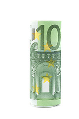 Image showing Roll of one hundred euro