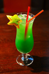 Image showing Green cocktail