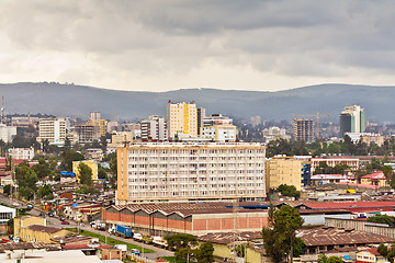 Image showing Aerial view of Addis Ababa