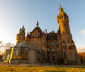 Image showing Moszna  castle in  Poland