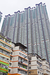Image showing Apartment blocks in Hong Kong