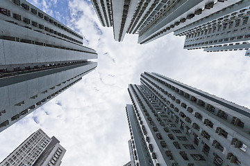 Image showing Hong Kong apartments at day