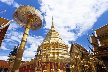 Image showing Wat Phrathat Doi Suthep temple in Chiang Mai, Thailand.