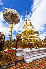 Image showing Wat Phrathat Doi Suthep temple in Chiang Mai, Thailand.