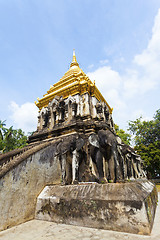 Image showing Wat Chiang Man temple in Chiang Mai, Thailand.