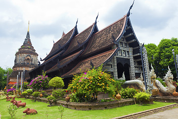 Image showing Wat lok moli temple in Chiang Mai, Thailand.