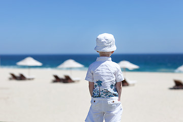 Image showing toddler at the beach