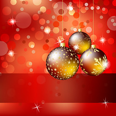 Image showing Christmas and New Year background