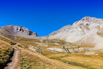 Image showing Footpath in the Mountains