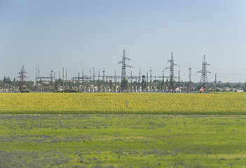 Image showing Electricity station on