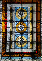 Image showing Stained-glass Window in Church