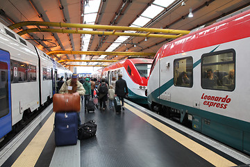 Image showing Trains in Italy