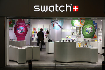 Image showing Swatch store