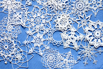 Image showing christmas snowflakes decoration 