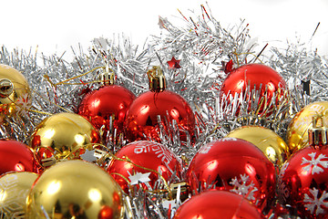 Image showing christmas balls 