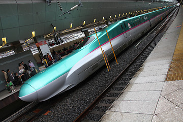 Image showing Shinkansen bullet train
