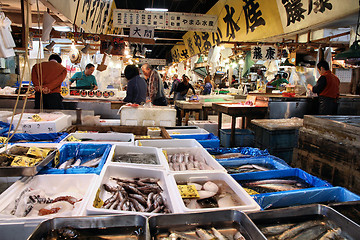 Image showing Seafood market, Tokyo