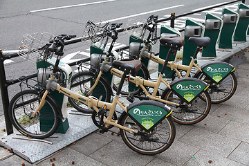 Image showing Hiroshima bicycle sharing