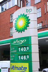 Image showing BP gas station prices