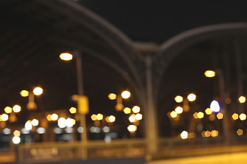 Image showing cologne city night bokeh