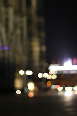 Image showing cologne city night bokeh