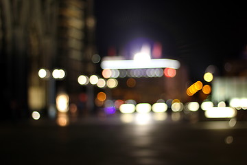 Image showing city bokeh background