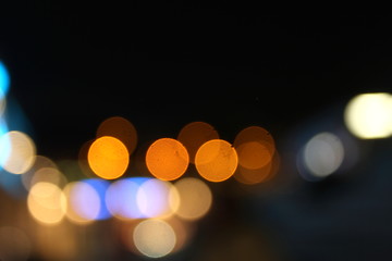 Image showing city bokeh background