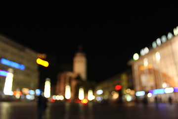 Image showing cologne city night bokeh