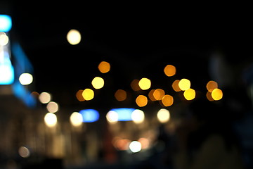 Image showing city bokeh background