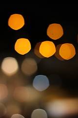 Image showing city bokeh background