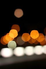 Image showing city bokeh background