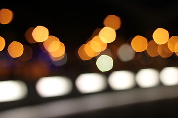 Image showing city bokeh background