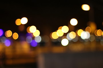 Image showing city bokeh background