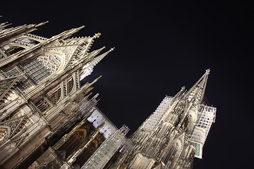 Image showing cologne dom at night