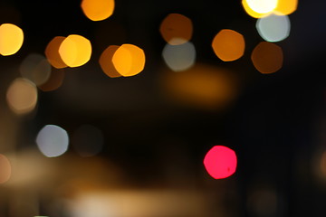 Image showing city bokeh background