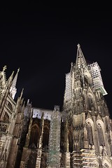 Image showing cologne dom at night