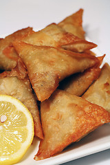 Image showing Vegetable samosas