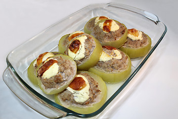 Image showing stuffed zucchini