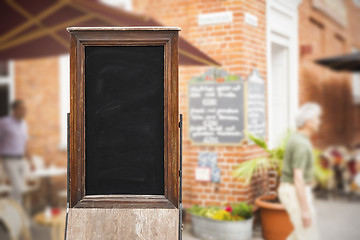 Image showing old blackboard