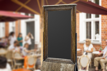 Image showing old blackboard