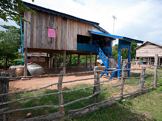 Image showing Rural home in Cambodia