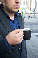 Image showing street coffee
