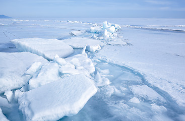 Image showing baikal in winter