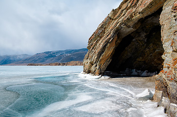 Image showing cave at baikal lake