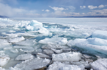 Image showing baikal in winter