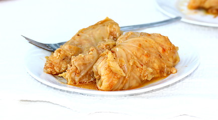 Image showing traditional stuffed cabbage